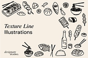 Asian Food Illustrations, a Decorative Illustration by ginni illustrations (Thumbnail 4 of 5)