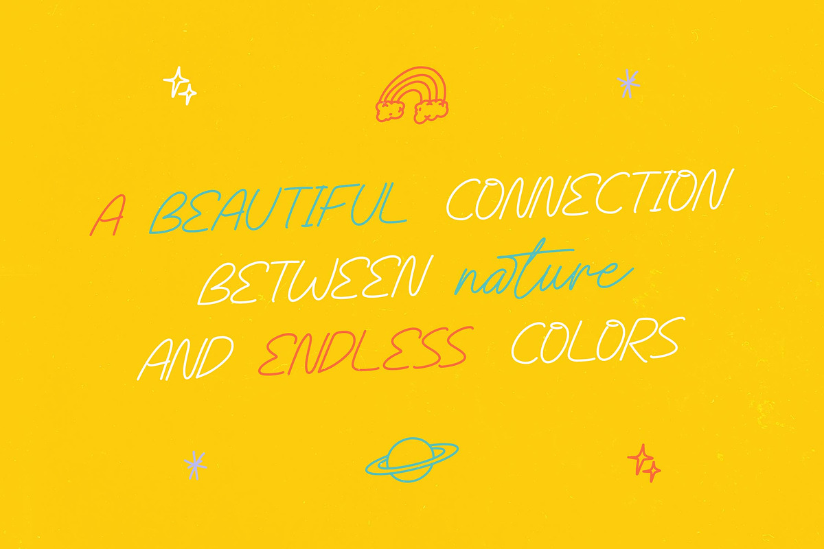 Bob Raften Gones Font Duo Monoline, a Script Font by Letterena Studios Script (Photo 4 of 10)