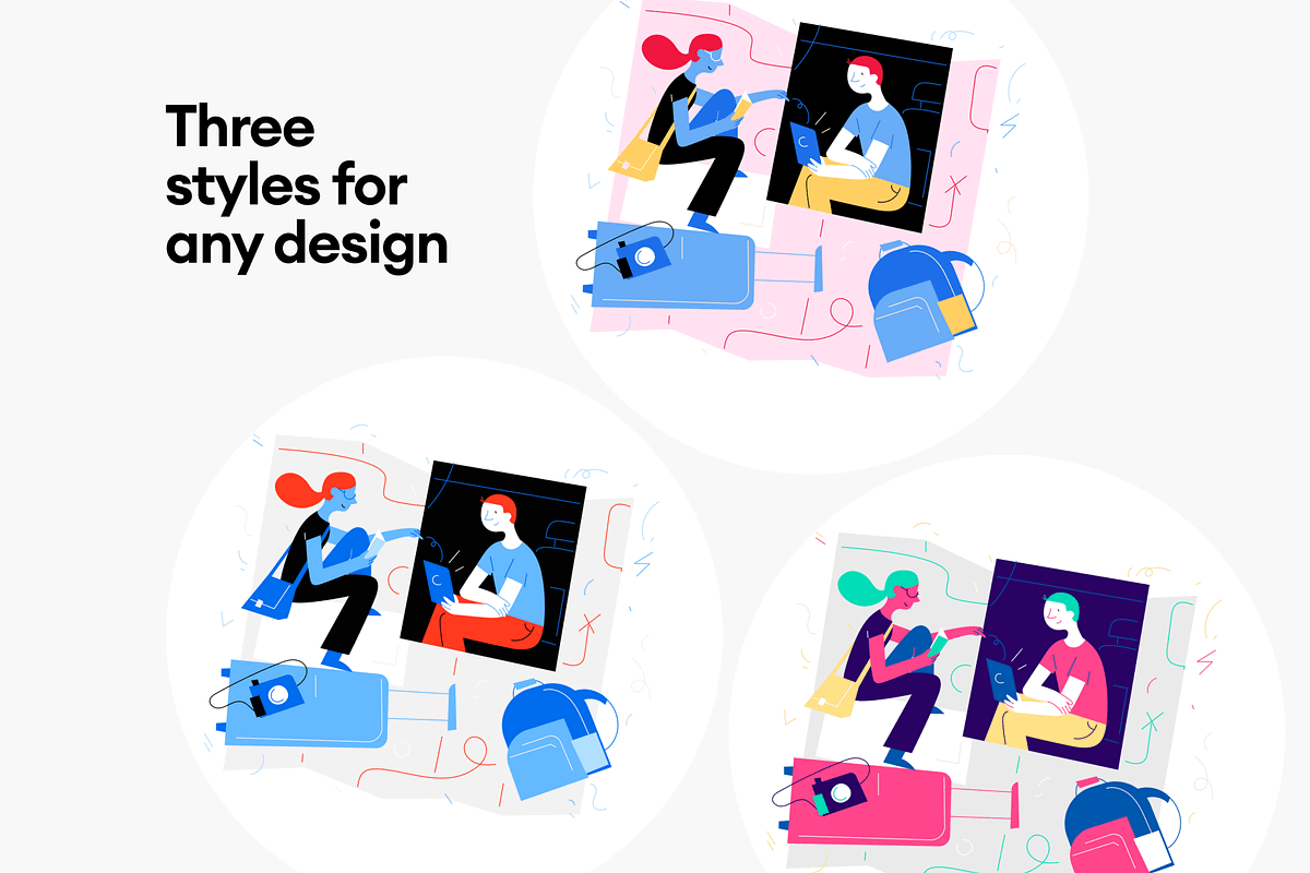 Upstream Illustrations, a Templates & Theme by Craftwork (Photo 3 of 5)