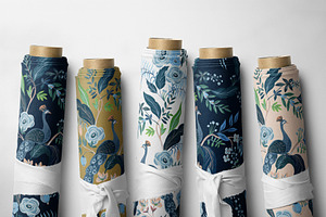 Mystic Garden, Luxury Print Patterns