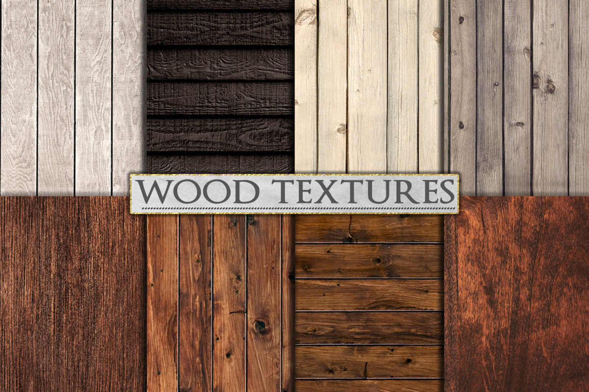 Wood Backgrounds - Wood Textures, a Texture Graphic by Paper Element (Photo 1 of 2)