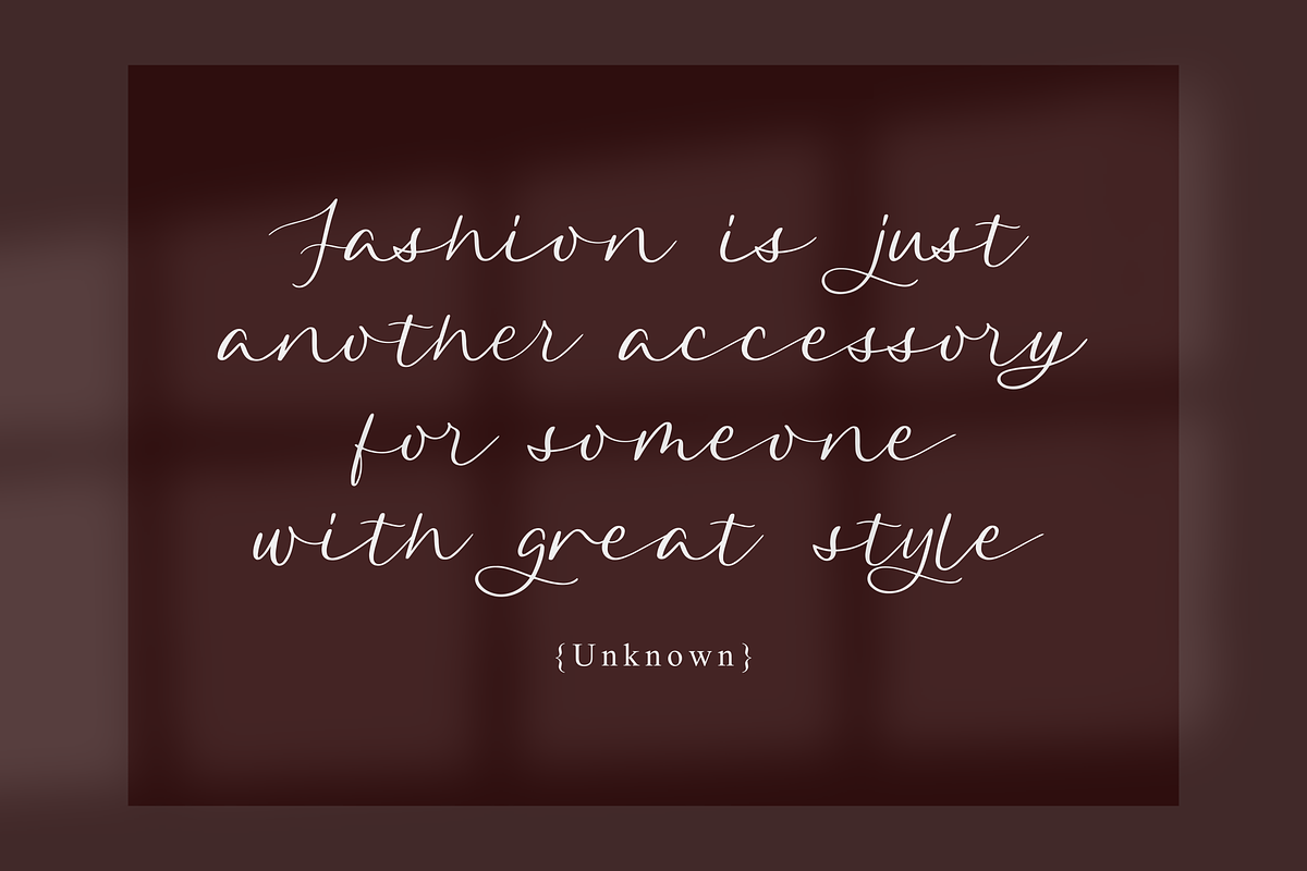 Qarllottey Modern Elegant Script F, a Script Font by Allouse Studio (Photo 3 of 11)