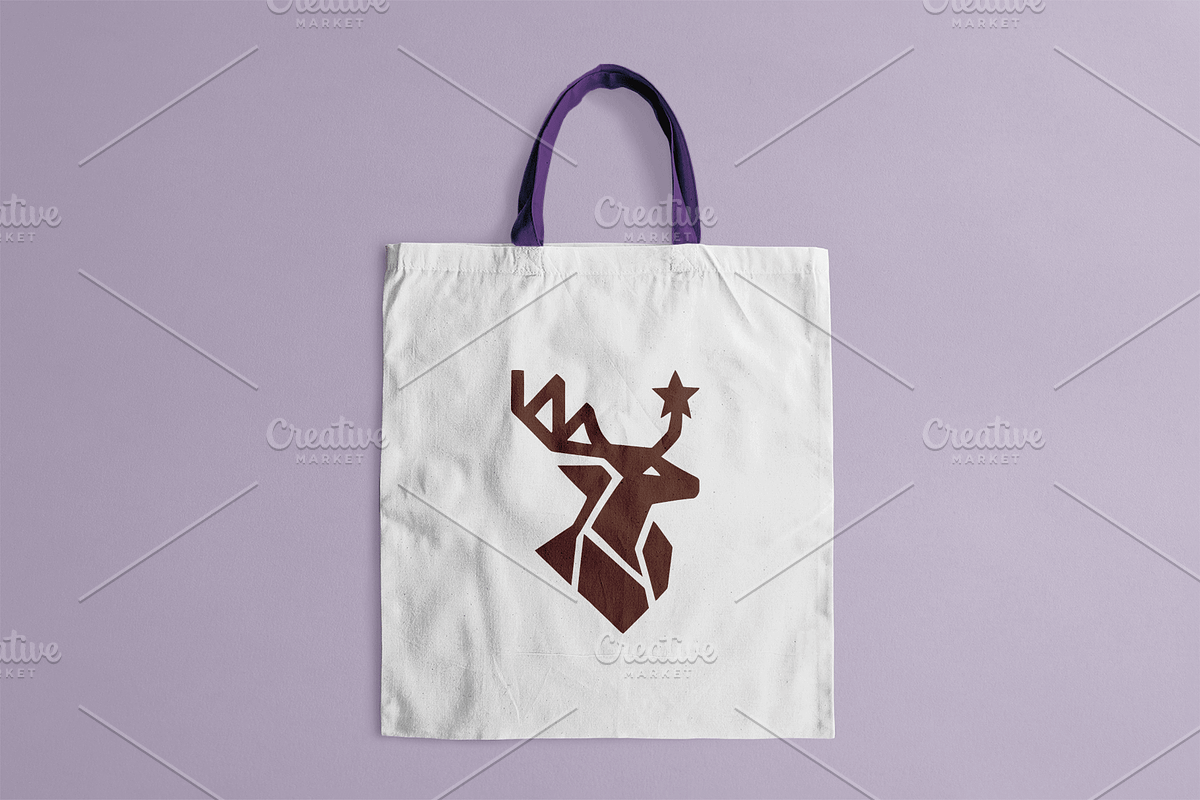 Geometric Star Deer Logo, a Branding & Logo Template by Vectorium Studio (Photo 2 of 2)