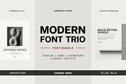 Modern Brand Kit Font Bundle, a Sans Serif Font by gafaroff studio (Thumbnail 1 of 13)
