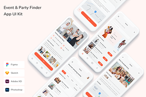 Event & Party Finder App UI Kit