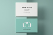 Real estate house minimal logo, a Branding & Logo Template by Nues Design (Thumbnail 2 of 3)
