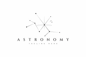 Astrology Astronomy Logo, a Branding & Logo Template by Signatoro