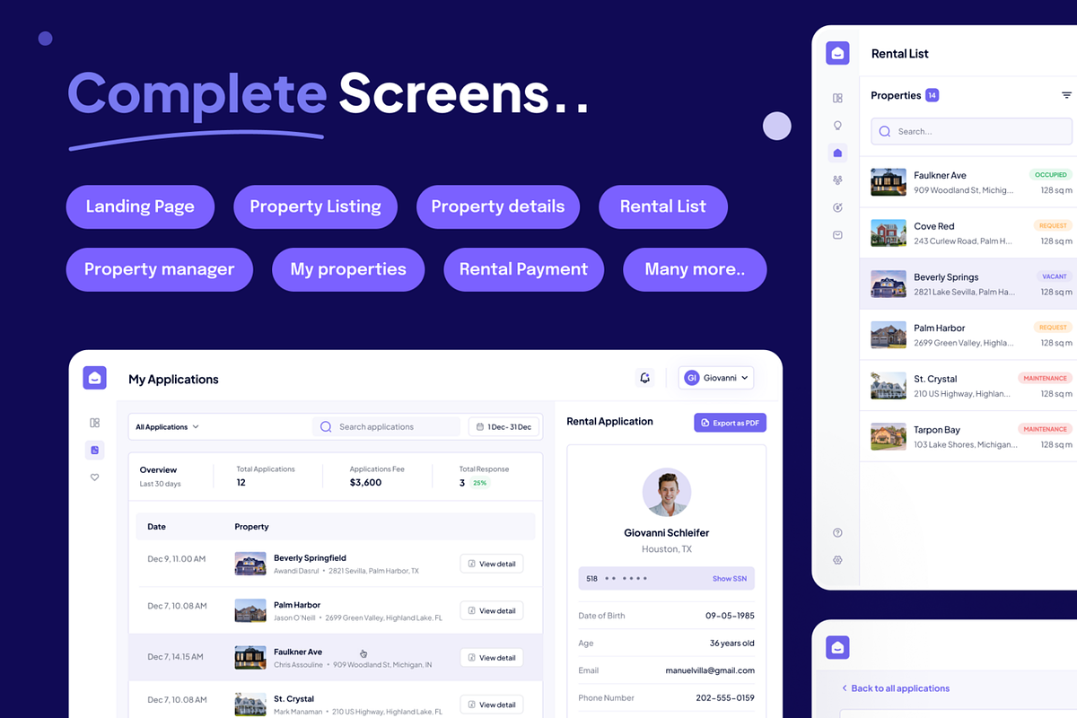 Estatery - Real Estate Web UI Kit, an UI Kit Template by dhuhacreative (Photo 5 of 8)