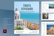 Travel Agency Itinerary Template, a Brochure Template by R-studio (Thumbnail 1 of 9)