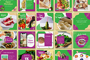 Chef Instagram Templates for Canva, a Social Media Template by Sakura Digitals (Thumbnail 3 of 5)