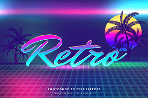 80s text effect Bundle
