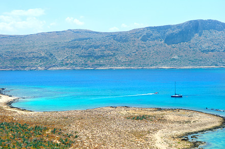 Sea coast of gramvousa island containing beach, water, and sea, a Nature Photo by Lenka_X