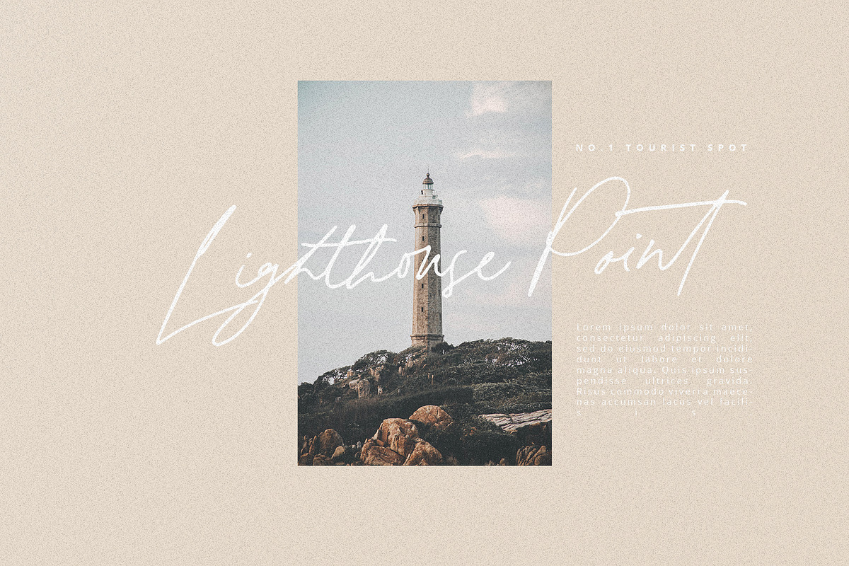 Bourdeilles France Script Font, a Script Font by Creativeqube Design (Photo 4 of 16)