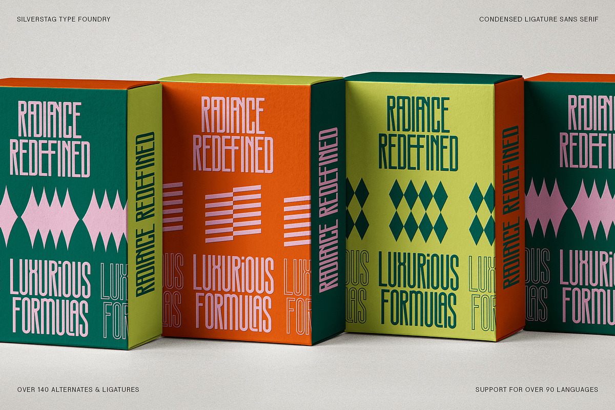 SLTF Snowpack - Ultra Condensed Font, a Sans Serif Font by SilverStag Type Foundry (Photo 18 of 30)