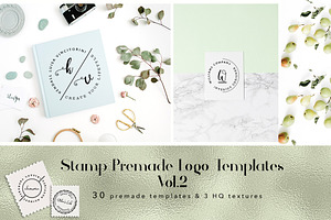 Stamp Premade Logo Templates Vol.2