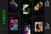 Vibrent - Canva & PS Instagram, a Social Media Template by Dirtytemp Studio (Thumbnail 5 of 6)