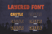 Castlesign Rough Font, a Sans Serif Font by 24Design Studios (Thumbnail 3 of 6)