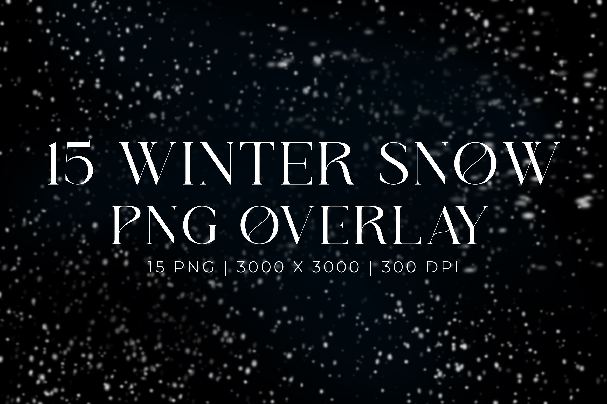 Winter Snow Overlay, an Object Graphic by Pitchlook.Studio