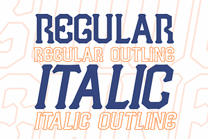 Melbrick - Baseball Athletic Font