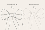 28 Adobe Illustrator Sketch Brushes, a Brush Add-On by Jenteva Art (Thumbnail 5 of 16)