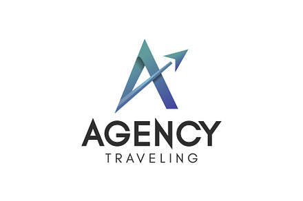 letter A travel logo template, a Branding & Logo Template by Agung_cs