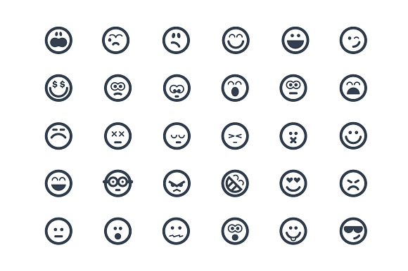 Smile icons preview 2