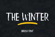 The Winter Brush, a Script Font by MSG Studio (Thumbnail 1 of 7)