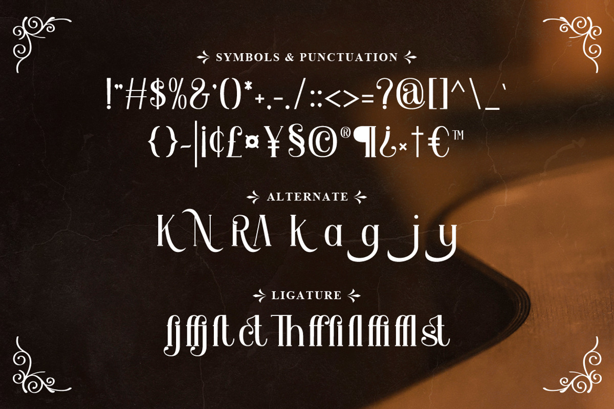 Orchard Song - Decorative Serif, a Serif Font by Typefactoryco (Photo 3 of 9)