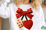 Faux Crochet Valentines Day Png, an Illustration by Craft Nest (Thumbnail 2 of 7)