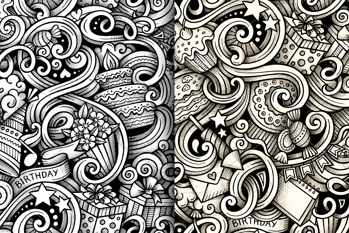 Holiday Graphics Patterns, a Pattern Graphic by BALABOLKA (Photo 4 of 6)
