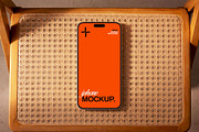 Vintage Chair Top iPhone Mockup, an iPhone Mockup by Templeste (Thumbnail 2 of 3)