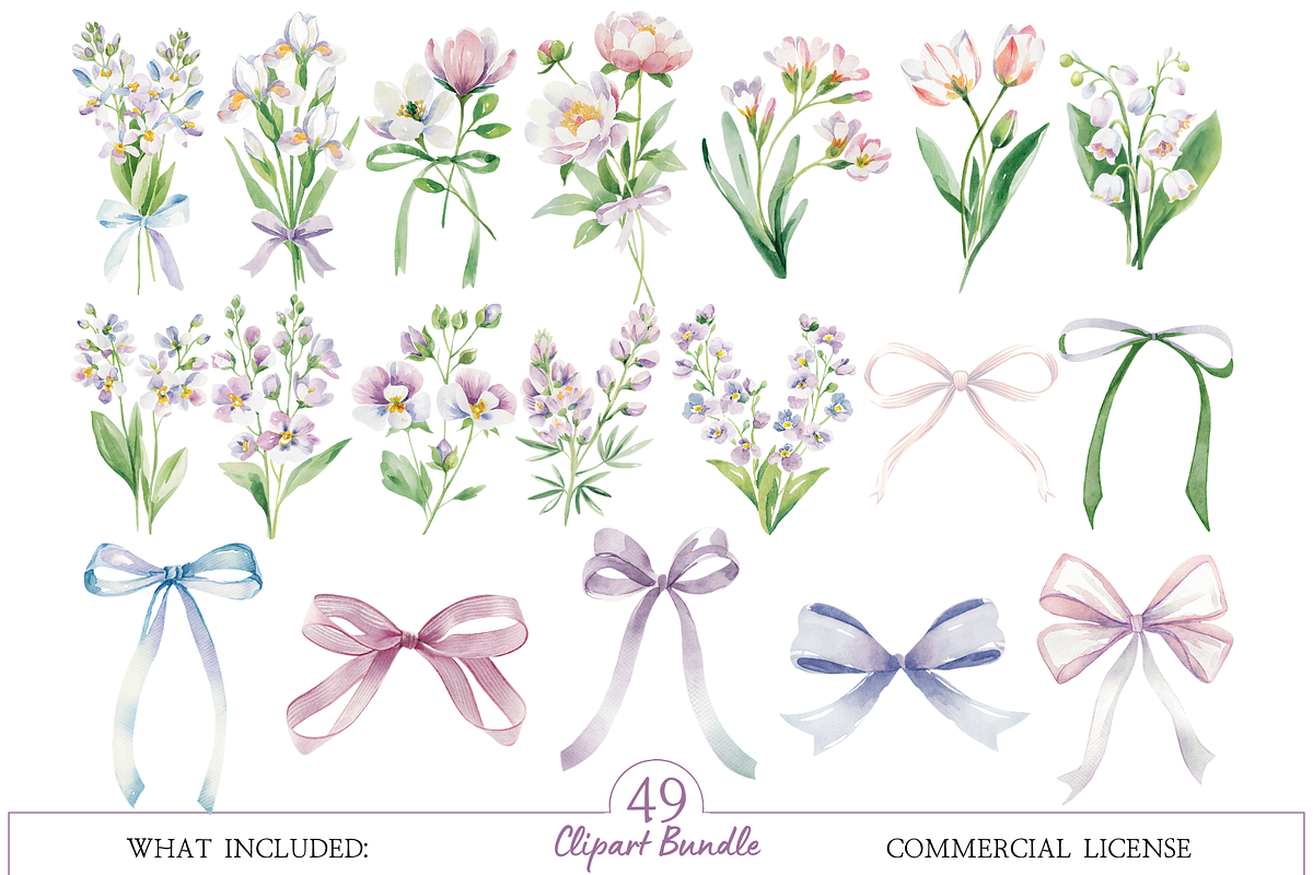Blush and Dusty Rose Wildflower, an Illustration by MockupWizard (Photo 3 of 6)
