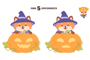 Find differences children game, an Education Illustration by LadadikArt
