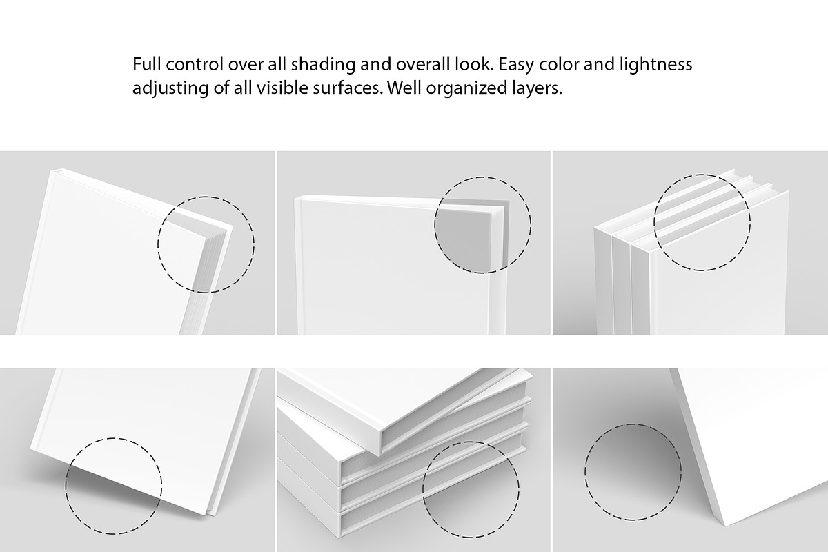 Hardcover Book Mockup, a Print Template by Petr Stránský (Photo 8 of 8)