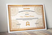 Certificate Word | PSD | AI, a Stationery Template by Curve Design (Thumbnail 1 of 3)