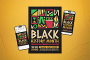 Black History Month Flyer Set, a Flyer Template by The Good Store (Thumbnail 1 of 2)