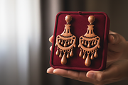 Chandelier Earring Laser Cut File, an Object Graphic by Amazin_art (Thumbnail 4 of 5)