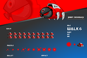 Robot Game Enemies Sprite Art Pack 2, a Graphic by ridjam (Thumbnail 4 of 4)