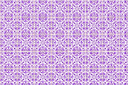 Purple Portuguese Azulejo Tiles Set4, a Pattern Graphic by ilonitta (Thumbnail 6 of 10)