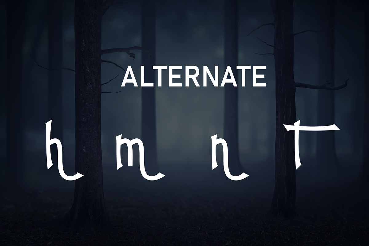 Nightmare | Script Font, a Script Font by Scratchones (Photo 8 of 9)