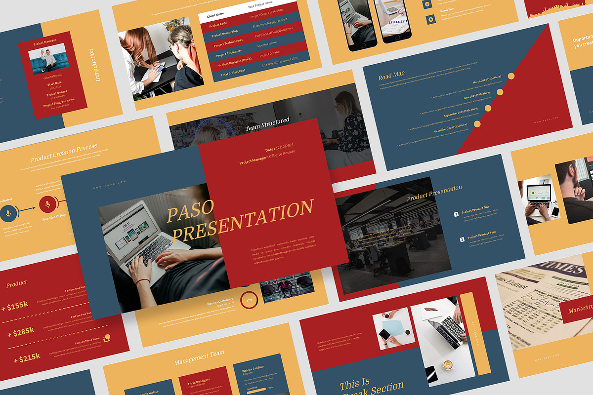 Paso : Project Brief Keynote, a Presentation Template by Punkl Camp (Photo 1 of 16)
