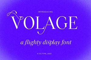 Volage - A Flighty Display Font