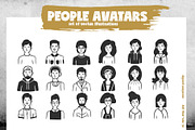 People avatars, a Branding & Logo Template by DOBROGRAPH (Thumbnail 1 of 6)