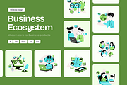 Business Ecosystem Illustrations, a Duotone Icon by Vectors Market (Thumbnail 1 of 10)