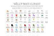 Welly Boot Clipart Family Creator, an Illustration by CommercialCliparts (Thumbnail 2 of 3)