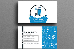 Cleaning Services Business Card