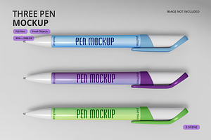 Pen Mockup, a Pens & Pencil Mockup by Mockupnine