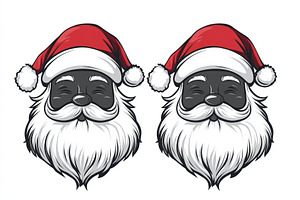 Portrayal of a classic Santa Claus, a Photo by Pavel_design