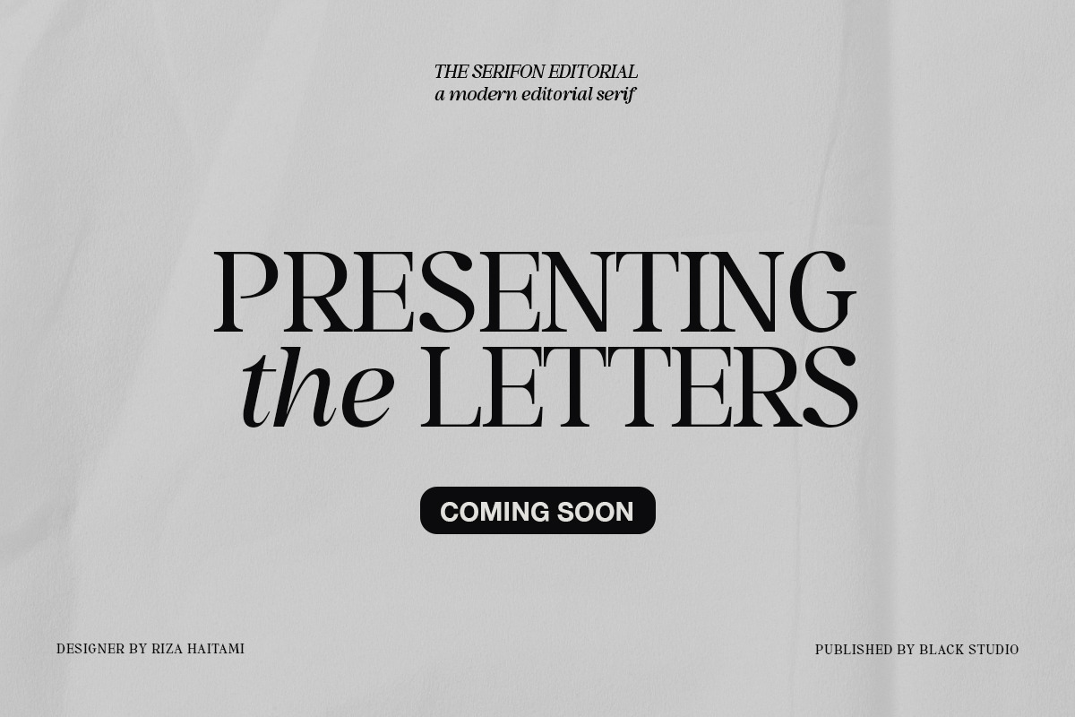 The Serifon Editorial, a Serif Font by Black Studio (Photo 3 of 17)