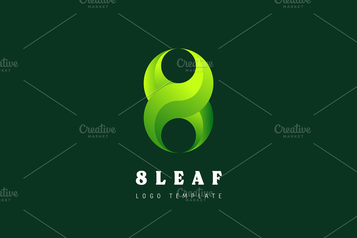8 Leaf Logo Design Template, a Branding & Logo Template by Morvana Crew